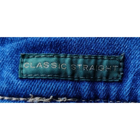 Lauren Ralph Lauren Women's 14 Medium Wash Classic Straight Blue Denim Jeans - Picture 5 of 6